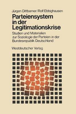 bokomslag Parteiensystem in der Legitimationskrise