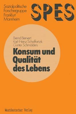 Konsum und Qualitt des Lebens 1