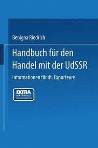 bokomslag Handbuch fr den Handel mit der UdSSR