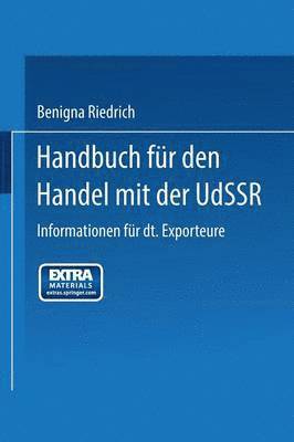Benigna Riedrich - Handbuch für den Handel mit der UdSSR, Häftad