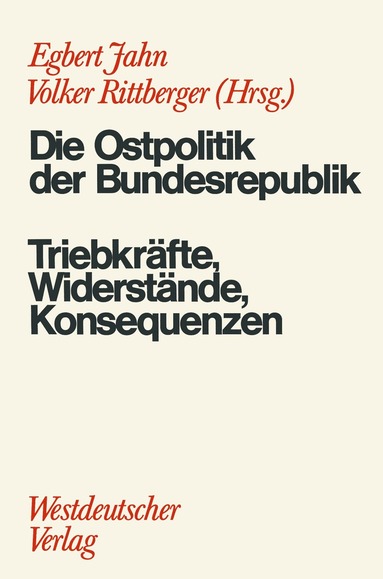 bokomslag Die Ostpolitik der BRD