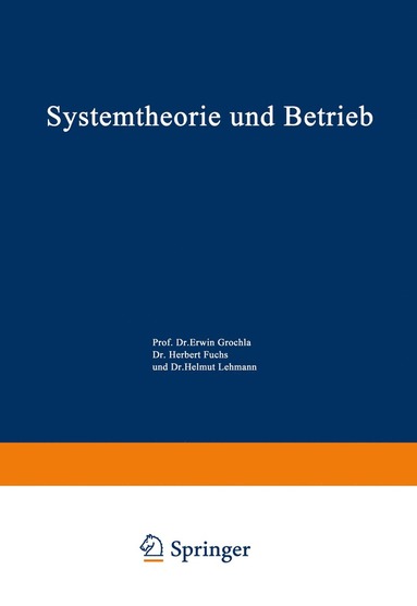 bokomslag Systemtheorie und Betrieb