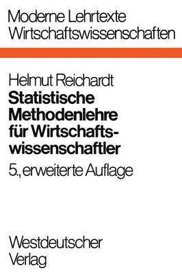 bokomslag Statistische Methodenlehre fr Wirtschaftswissenschaftler