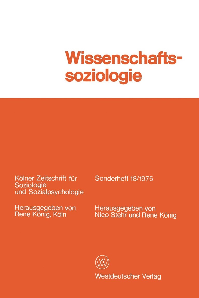 Wissenschaftssoziologie 1