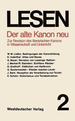 Walter Raitz, Erhard Schütz, Erhard Sch Tz - Der alte Kanon neu, Häftad