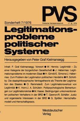 Legitimationsprobleme politischer Systeme 1