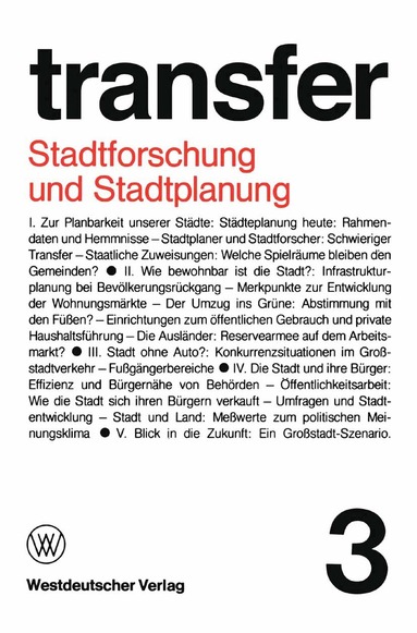 Carl Böhret - Stadtforschung und Stadtplanung, Häftad