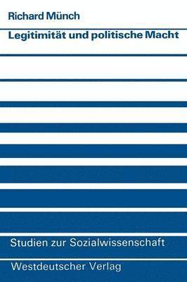 bokomslag Legitimitt und politische Macht