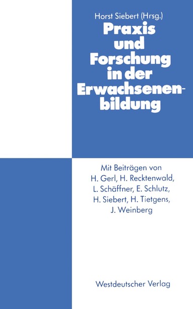 bokomslag Praxis und Forschung in der Erwachsenenbildung