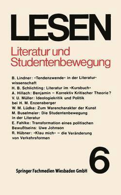 Literatur und Studentenbewegung 1