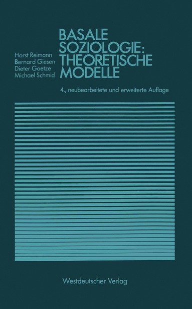 bokomslag Basale Soziologie: Theoretische Modelle