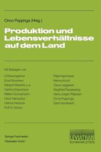 bokomslag Produktion und Lebensverhltnisse auf dem Land