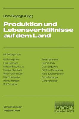 Produktion und Lebensverhältnisse auf dem Land