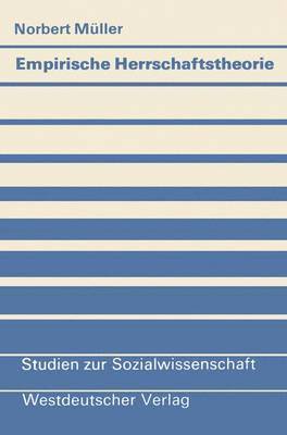 bokomslag Empirische Herrschaftstheorie