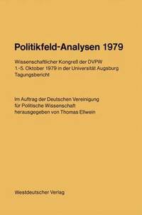 bokomslag Politikfeld-Analysen 1979