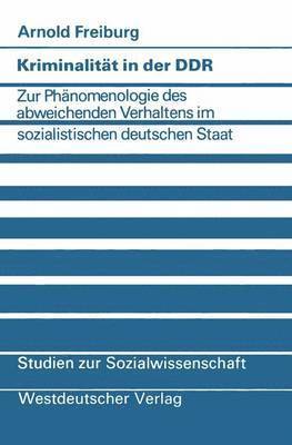 bokomslag Kriminalitt in der DDR