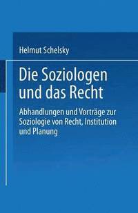 bokomslag Die Soziologen Und Das Recht