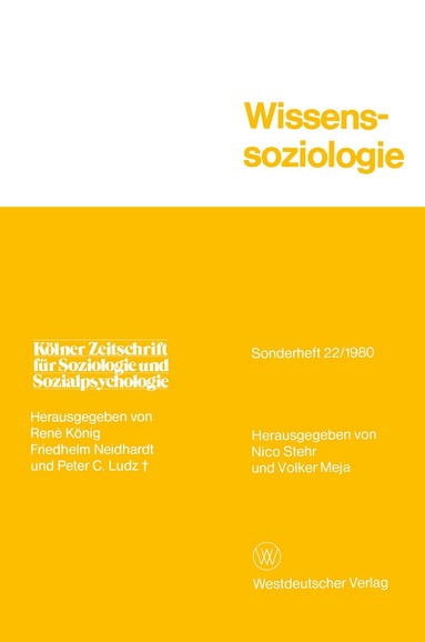 Nico Stehr - Wissenssoziologie, Häftad