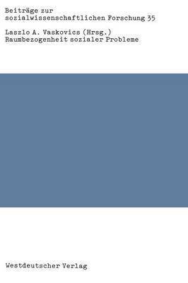 Raumbezogenheit sozialer Probleme