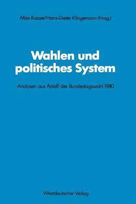 bokomslag Wahlen und politisches System