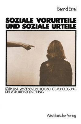 Soziale Vorurteile und soziale Urteile 1