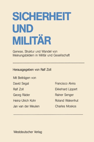Ralf Zoll - Sicherheit und Militär, Häftad