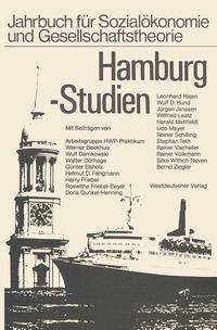 bokomslag Hamburg-Studien