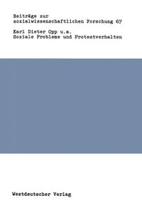 bokomslag Soziale Probleme und Protestverhalten