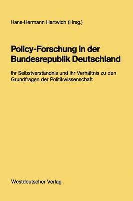 Policy-Forschung in der Bundesrepublik Deutschland 1