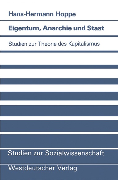 bokomslag Eigentum, Anarchie und Staat