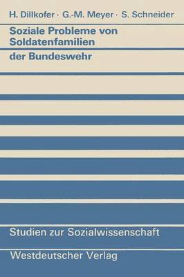 bokomslag Soziale Probleme von Soldatenfamilien der Bundeswehr