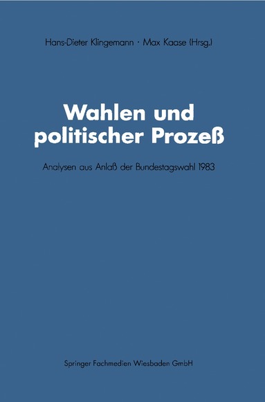bokomslag Wahlen und politischer Prozeß