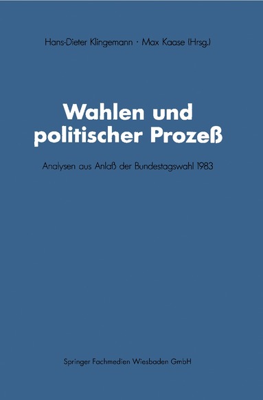 bokomslag Wahlen und politischer Proze