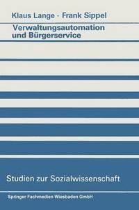 bokomslag Verwaltungsautomation und Brgerservice