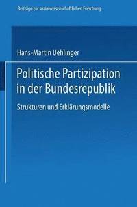 bokomslag Politische Partizipation in der Bundesrepublik