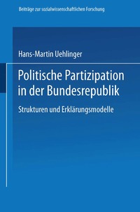 bokomslag Politische Partizipation in der Bundesrepublik