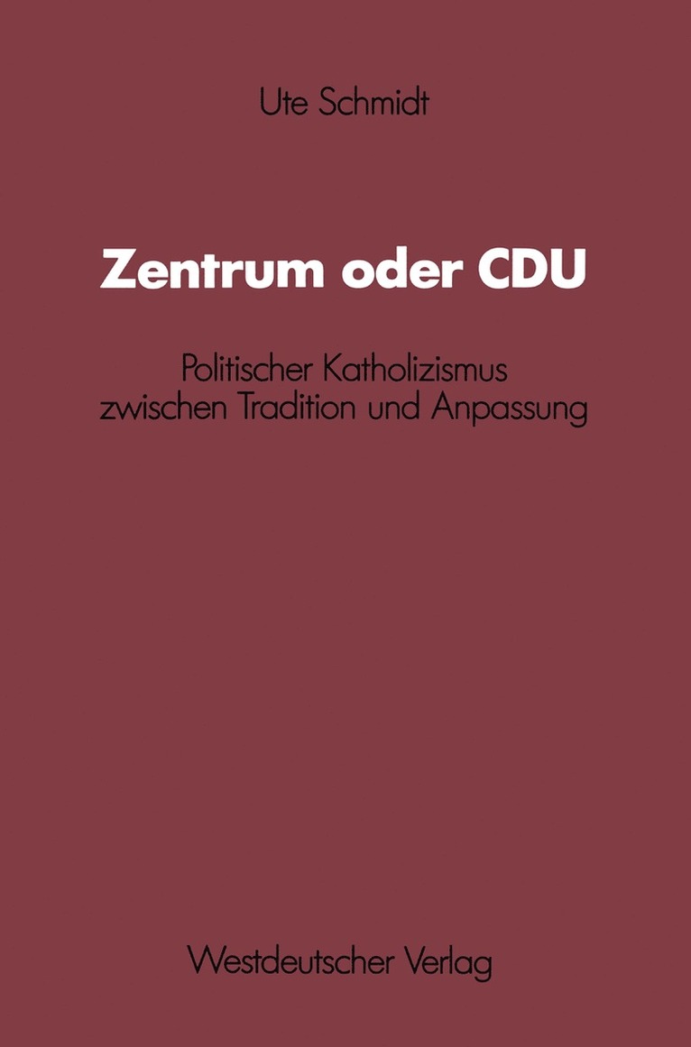 Zentrum oder CDU 1