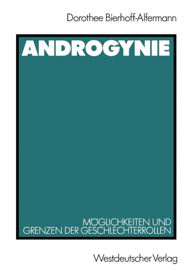 bokomslag Androgynie