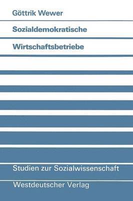 bokomslag Sozialdemokratische Wirtschaftsbetriebe