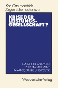 bokomslag Krise der Leistungsgesellschaft?