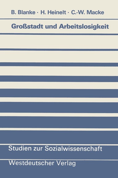 bokomslag Großstadt und Arbeitslosigkeit