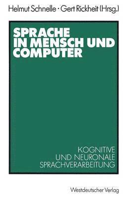 bokomslag Sprache in Mensch und Computer