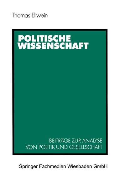 Thomas Ellwein - Politische Wissenschaft, Häftad