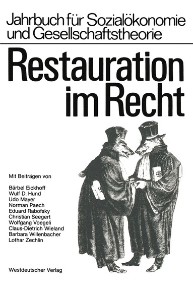 bokomslag Restauration im Recht