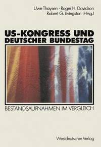 bokomslag US-Kongre und Deutscher Bundestag