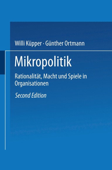 bokomslag Mikropolitik