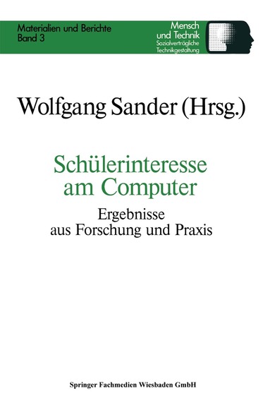 Wolfgang Sander - Schülerinteresse am Computer, Häftad