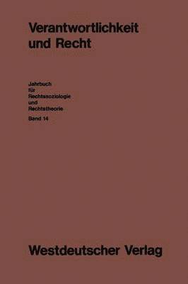 Ernst-Joachim Lampe - Verantwortlichkeit und Recht, Häftad