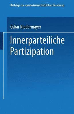 bokomslag Innerparteiliche Partizipation