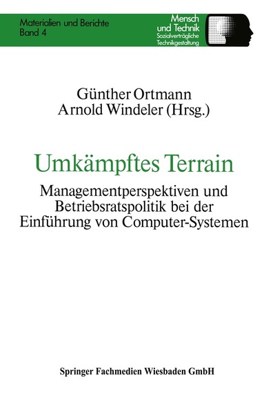Günther Ortmann, Arnold Windeler - Umkämpftes Terrain, Häftad